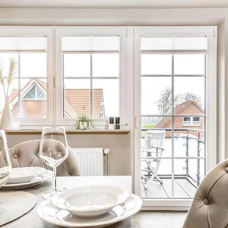 Apartment Küsten Deichherz - Deichblick, Balkon, 49qm